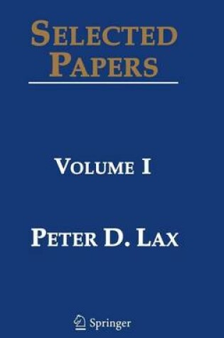 Cover of Selected Papers, Volume I