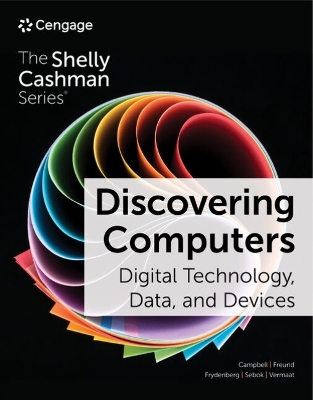 Book cover for Discovering Computers: Digital Technology, Data, and Devices