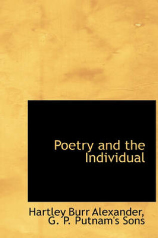 Cover of Poetry and the Individual