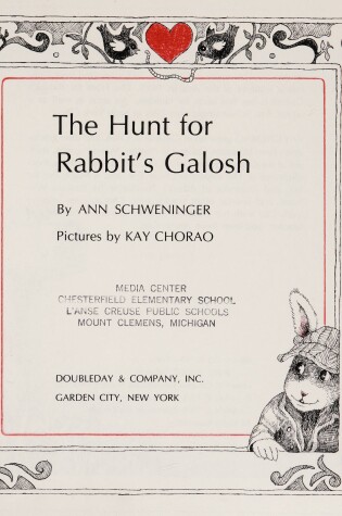 Cover of The Hunt for Rabbit's Galosh