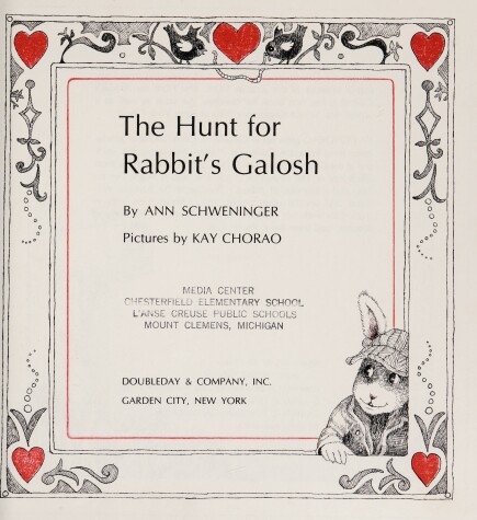 Book cover for The Hunt for Rabbit's Galosh