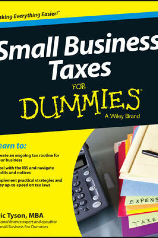 Cover of Small Business Taxes For Dummies