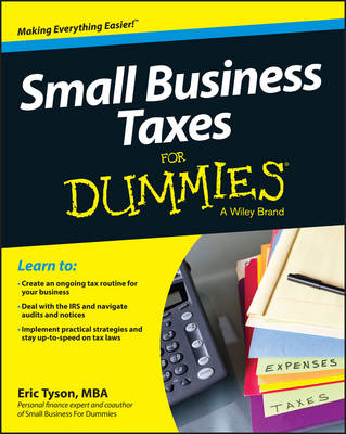 Book cover for Small Business Taxes For Dummies