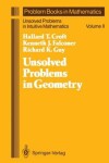 Book cover for Unsolved Problems in Geometry