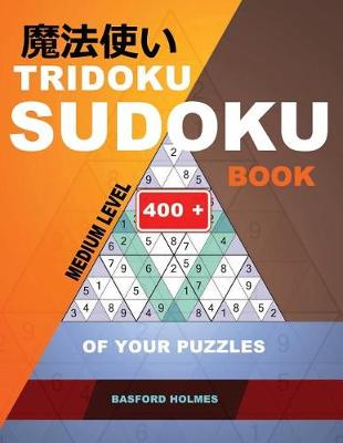 Book cover for Tridoku Sudoku Book. Medium Level.