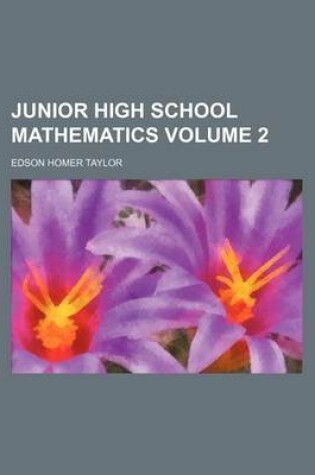 Cover of Junior High School Mathematics Volume 2