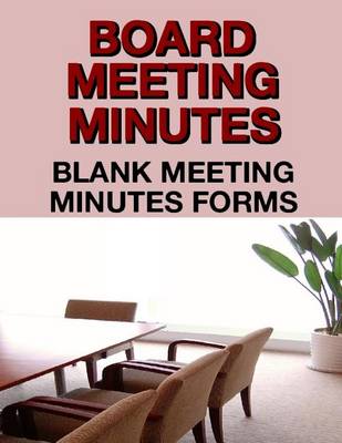 Book cover for Board Meeting Minutes