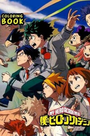 Cover of My Hero Academia Coloring Book