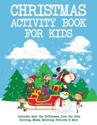 Book cover for Christmas Activity Book for Kids