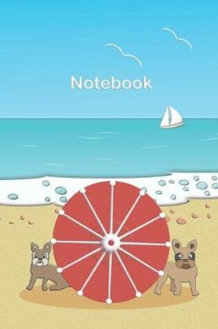 Cover of French Bulldog Holiday Romance Notebook