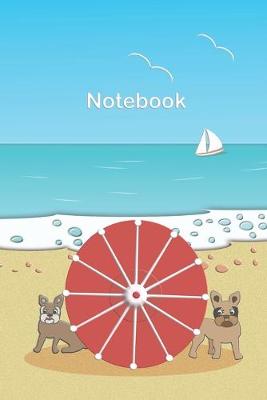 Book cover for French Bulldog Holiday Romance Notebook