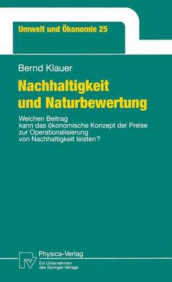 Book cover for Nachhaltigkeit und Naturbewertung