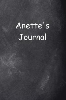 Book cover for Anette Personalized Name Journal Custom Name Gift Idea Anette