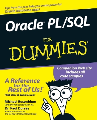 Book cover for Oracle PL / SQL For Dummies