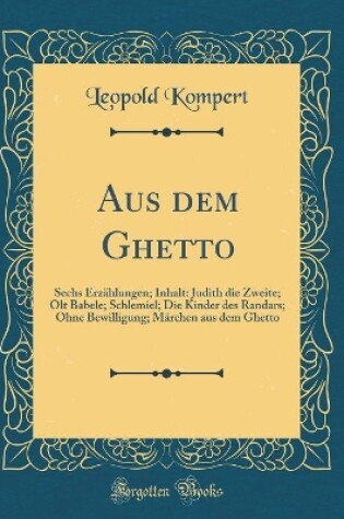 Cover of Aus Dem Ghetto