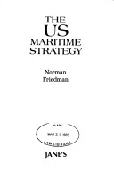Cover of U.S. Maritime Strategy