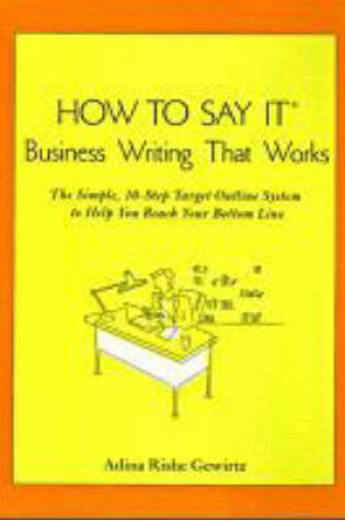 Cover of How to Say it