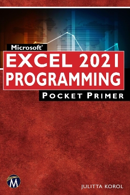 Book cover for Microsoft Excel 2021 Programming Pocket Primer