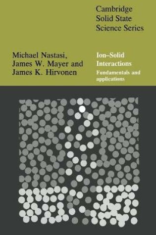 Cover of Ion-Solid Interactions