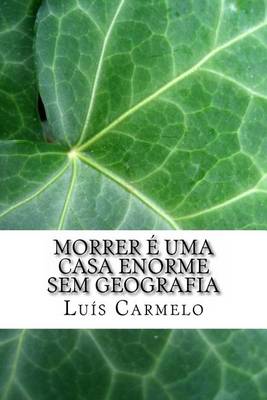 Book cover for Morrer e uma casa enorme sem geografia