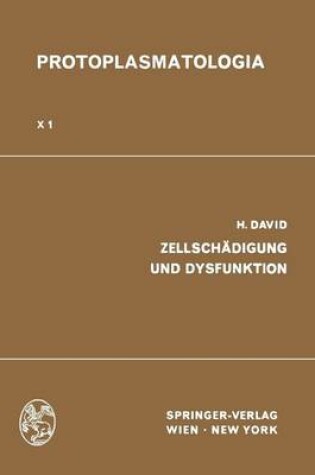 Cover of Zellschadigung Und Dysfunktion