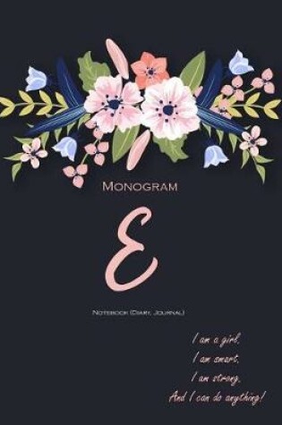 Cover of Monogram 'E' Notebook (Diary, Journal)