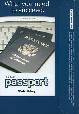 Book cover for Pearson Passport -- Standalone Access Card -- for World History