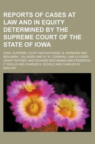 Cover of Reports of Cases at Law and in Equity Determined by the Supreme Court of the State of Iowa (Volume 156)