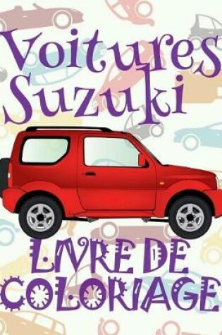 Cover of Voitures suzuki Livre de coloriage
