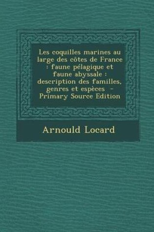 Cover of Les Coquilles Marines Au Large Des Cotes de France