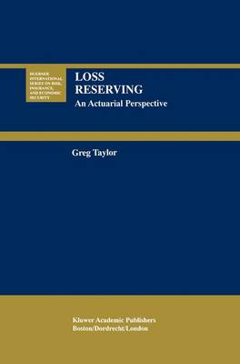 Book cover for Loss Reserving