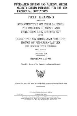 Book cover for Information sharing and national special security events