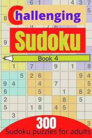 Cover of Challenging sudoku book 4