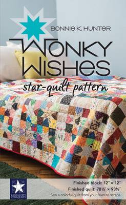 Book cover for Wonky Wishes Star-Quilt Pattern