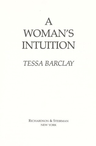 Cover of A Woman's Intuition