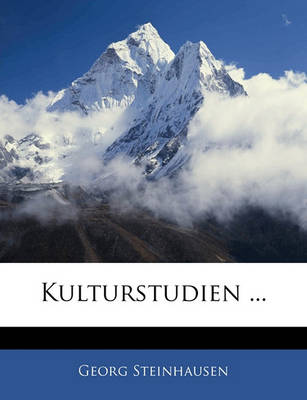 Book cover for Kulturstudien ...