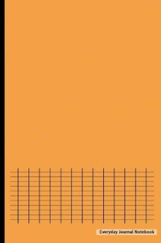 Cover of Everyday Journal Notebook - Graph Paper (Orange Cover)