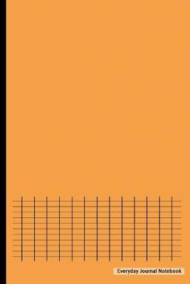 Book cover for Everyday Journal Notebook - Graph Paper (Orange Cover)