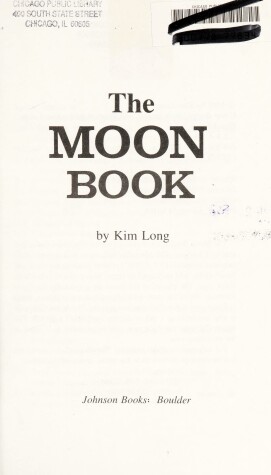 Book cover for The Moon Book