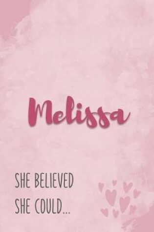 Cover of Melissa She Believe She Could