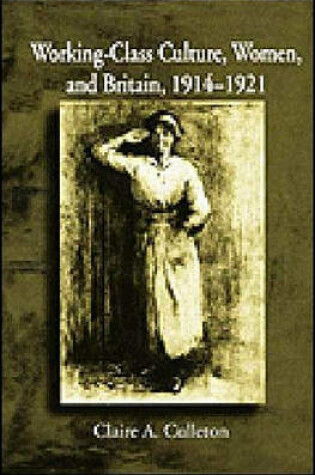 Cover of Working Class Culture, Women, and Britain, 1914-1921