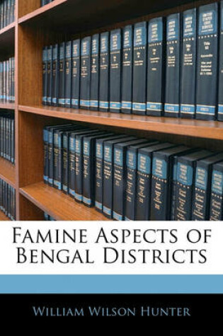 Cover of Famine Aspects of Bengal Districts