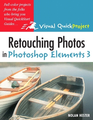 Book cover for Retouching Photos in Photoshop Elements 3