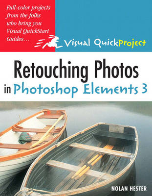 Book cover for Retouching Photos in Photoshop Elements 3