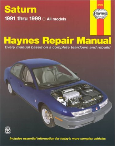 Book cover for Saturn (91-99) Automotive Repair Manual