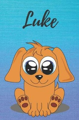 Cover of Luke dog coloring book / notebook / journal / diary