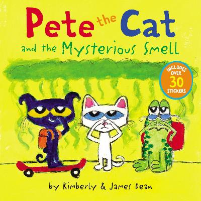 Book cover for Pete the Cat and the Mysterious Smell