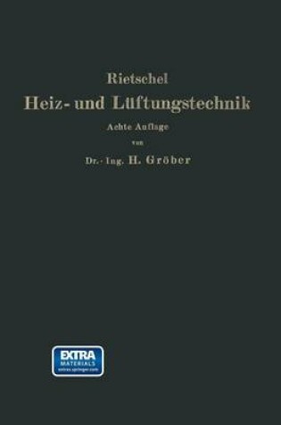 Cover of H. Rietschels Leitfaden der Heiz- und Lüftungstechnik