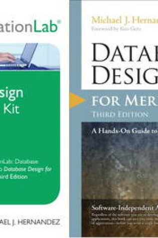 Cover of Database Design for Mere Mortals, Third Edition with MyITCertificationlab Bundle