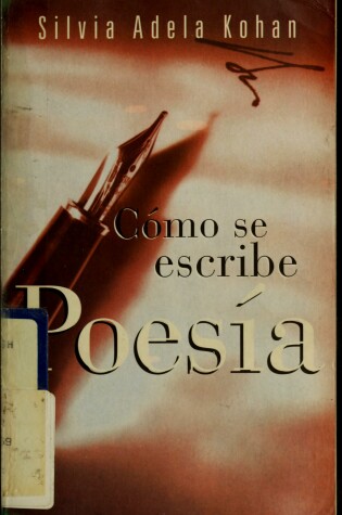 Cover of Como Se Escribe Poesia